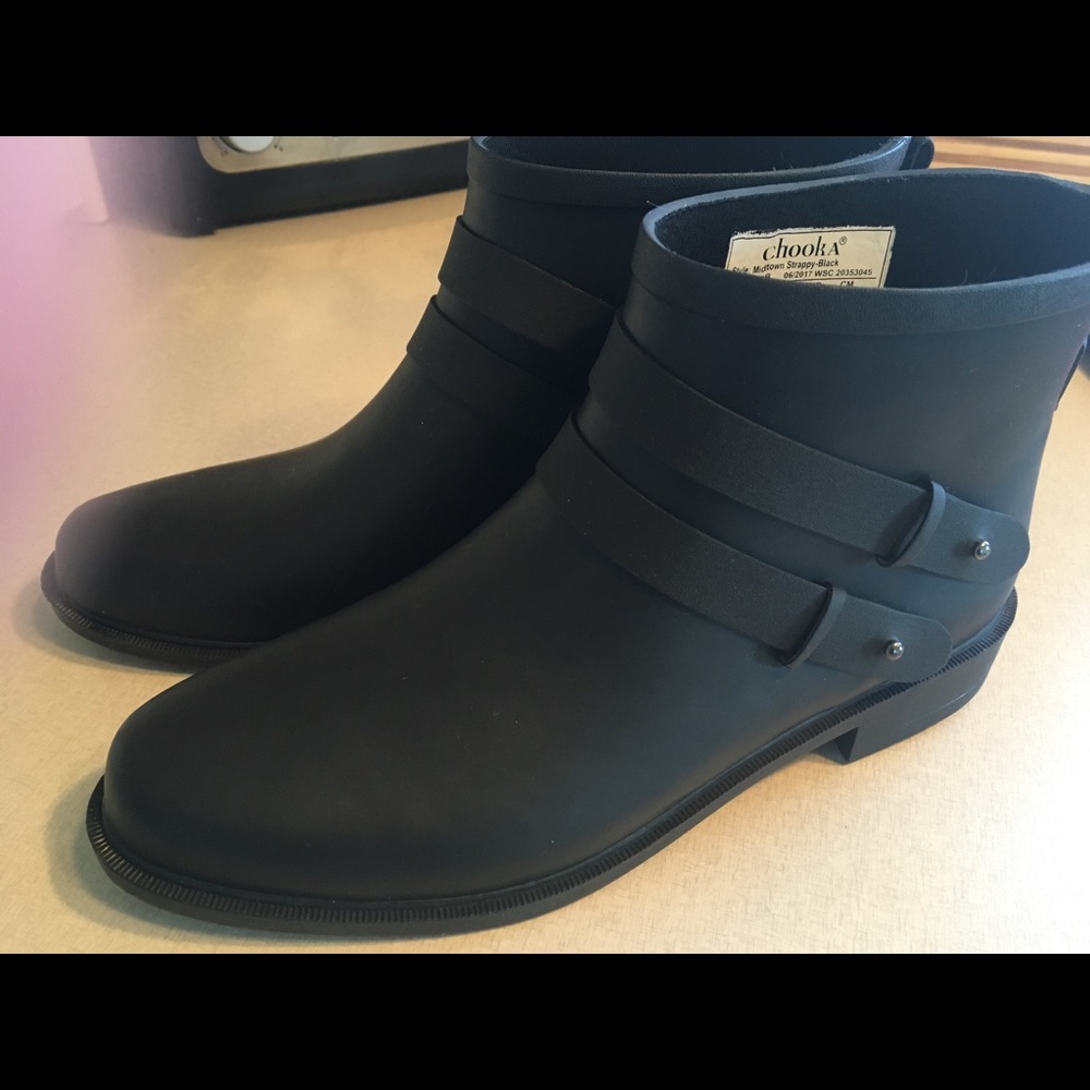 Chooka rain boots.